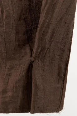 Best PANTALÓN EFECTO ARRUGADO CON LINO Mujer Pantalones