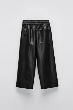 Niños ZARA 6 - 14 Años·Pantalones<PANTALÓN EFECTO PIEL