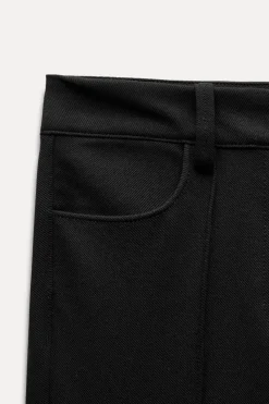 Hot PANTALÓN ELÁSTICO FLARE Mujer Pantalones