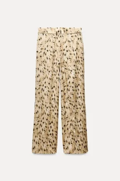 Fashion PANTALÓN ESTAMPADO ANIMAL ZW COLLECTION Mujer Pantalones