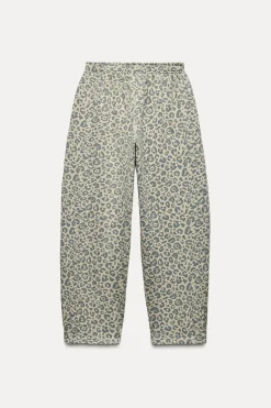 Outlet PANTALÓN ESTAMPADO ANIMAL EFECTO LAVADO Mujer Pantalones|Sudaderas / Joggers