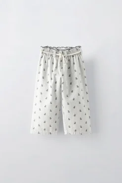 Niños ZARA 1½ - 6 Años·Pantalones|6 - 18 Meses·Pantalones / Leggings<PANTALÓN ESTAMPADO CORDÓN