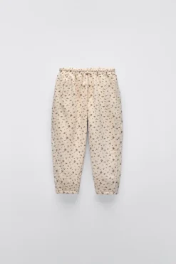 Niños ZARA 1½ - 6 Años·Pantalones|6 - 18 Meses·Pantalones / Leggings<PANTALÓN ESTAMPADO FLORES