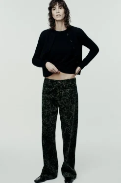 Hot PANTALÓN ESTAMPADO LONG LENGTH Mujer Pantalones