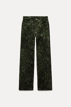 Hot PANTALÓN ESTAMPADO LONG LENGTH Mujer Pantalones