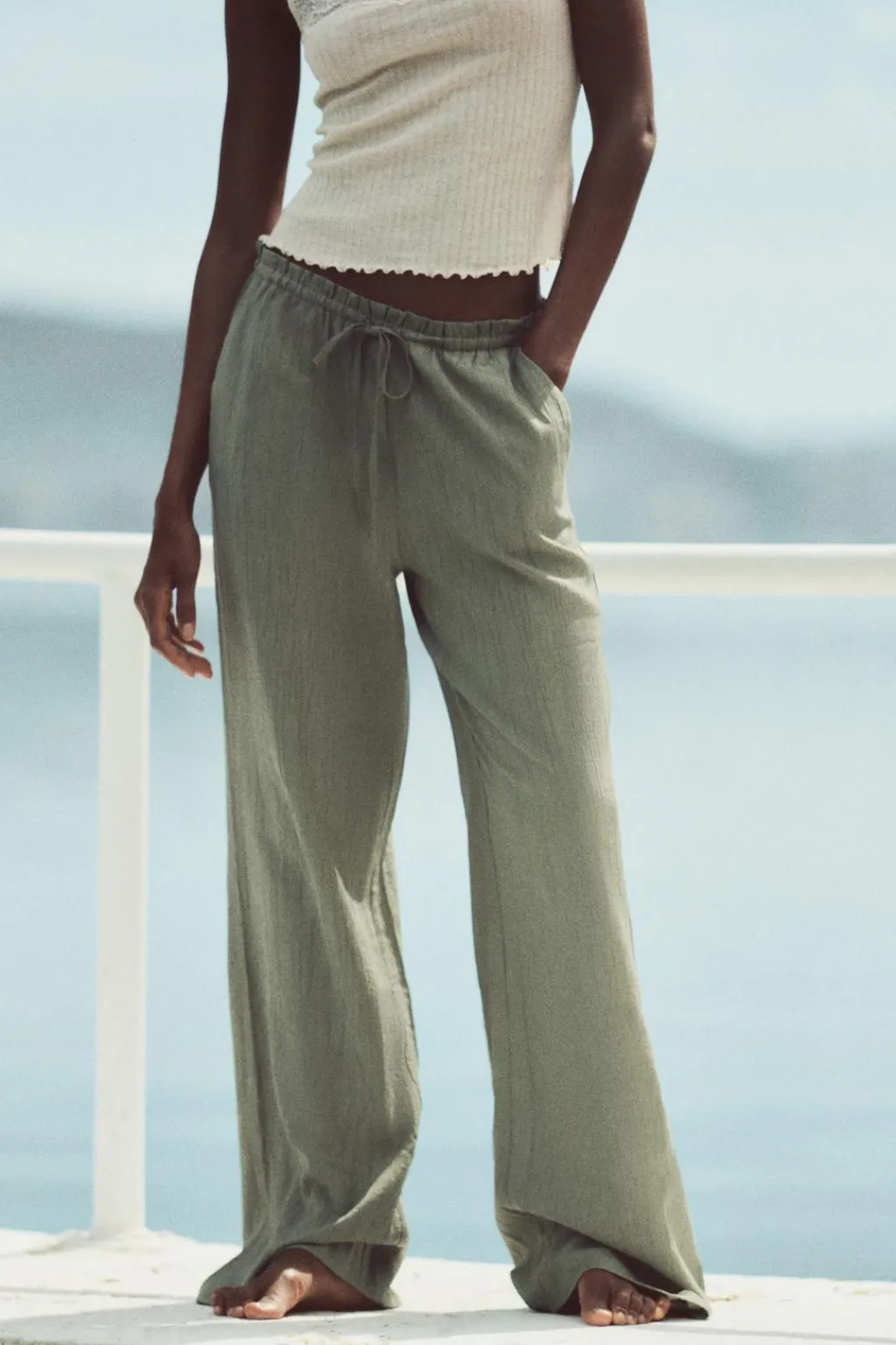 Outlet PANTALÓN ESTRUCTURA Mujer Pantalones