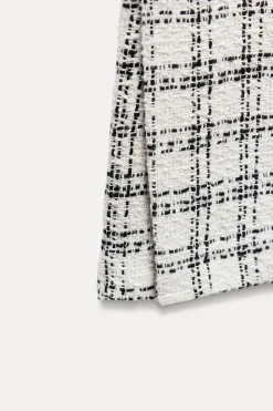 Sale PANTALÓN ESTRUCTURA CUADROS Mujer Pantalones