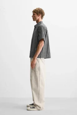 New PANTALÓN ESTRUCTURA ESPIGA Hombre Pantalones