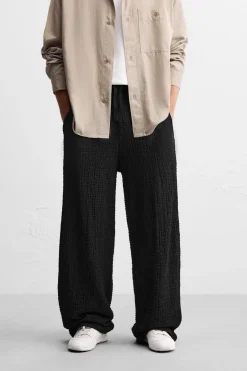 Discount PANTALÓN ESTRUCTURA JACQUARD Hombre Pantalones