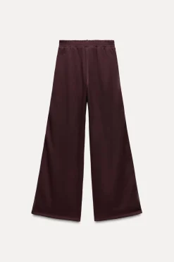 Outlet PANTALÓN FELPA BANDA LATERAL PUNTILLA Mujer Pantalones|Sudaderas / Joggers