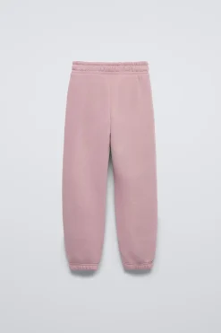 Niños ZARA 6 - 14 Años·Pantalones|6 - 14 Años·Deporte / Jogging<PANTALÓN FELPA BÁSICO