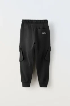 Niños ZARA 6 - 14 Años·Pantalones<PANTALÓN FELPA CARGO
