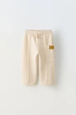 Niños ZARA 1½ - 6 Años·Pantalones|1½ - 6 Años·Chándal<PANTALÓN FELPA ETIQUETA