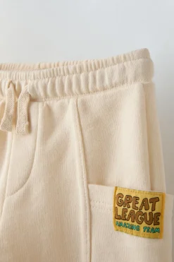 Niños ZARA 1½ - 6 Años·Pantalones|1½ - 6 Años·Chándal<PANTALÓN FELPA ETIQUETA