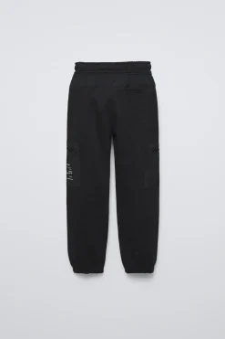 Niños ZARA 6 - 14 Años·Pantalones|6 - 14 Años·Deporte / Chándal<PANTALÓN FELPA HEBILLA
