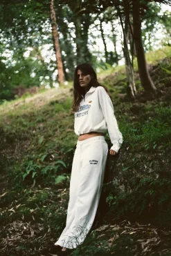 New PANTALÓN FELPA RECTO VARSITY Mujer Pantalones|Sudaderas / Joggers