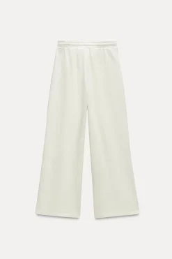 New PANTALÓN FELPA RECTO VARSITY Mujer Pantalones|Sudaderas / Joggers