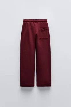 Niños ZARA 6 - 14 Años·Pantalones|6 - 14 Años·Deporte / Chándal<PANTALÓN FELPA STRAIGHT ETIQUETA