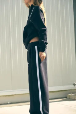 Best PANTALÓN FELPA TEXTO BANDA LATERAL Mujer Pantalones|Sudaderas / Joggers