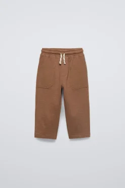 Niños ZARA 1½ - 6 Años·Pantalones|1½ - 6 Años·Pantalones / Leggings<PANTALÓN FLAMÉ BOLSILLOS