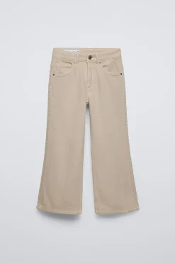 Niños ZARA 6 - 14 Años·Pantalones<PANTALÓN FLARE BORDADOS LATERALES
