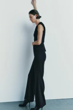 Discount PANTALÓN FLARE ZW COLLECTION Mujer Pantalones