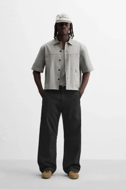 Sale PANTALÓN FLARED FIT COSTURAS Hombre Pantalones