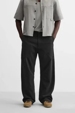 Sale PANTALÓN FLARED FIT COSTURAS Hombre Pantalones