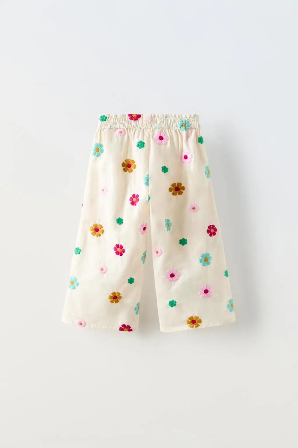 Niños ZARA 1½ - 6 Años·Pantalones|1½ - 6 Años·Total Look<PANTALÓN FLORES BORDADAS