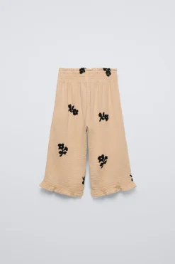 Niños ZARA 1½ - 6 Años·Pantalones|1½ - 6 Años·Total Look<PANTALÓN FLORES FLOCK