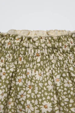 Niños ZARA 6 - 18 Meses·Pantalones / Leggings<PANTALÓN FLORES GOMITAS