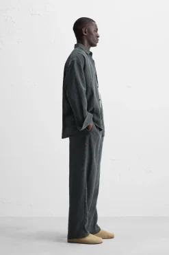 Hot PANTALÓN FLUÍDO ESTRUCTURA Hombre Pantalones