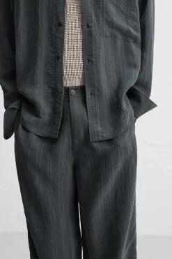 Hot PANTALÓN FLUÍDO ESTRUCTURA Hombre Pantalones