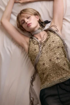 New PANTALÓN FLUÍDO TIE DYE Mujer Pantalones