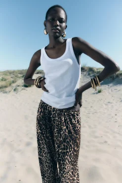 Clearance PANTALÓN FLUIDO Mujer Pantalones