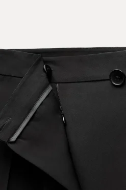 Fashion PANTALÓN FLUIDO CRUCE DELANTERO Mujer Pantalones