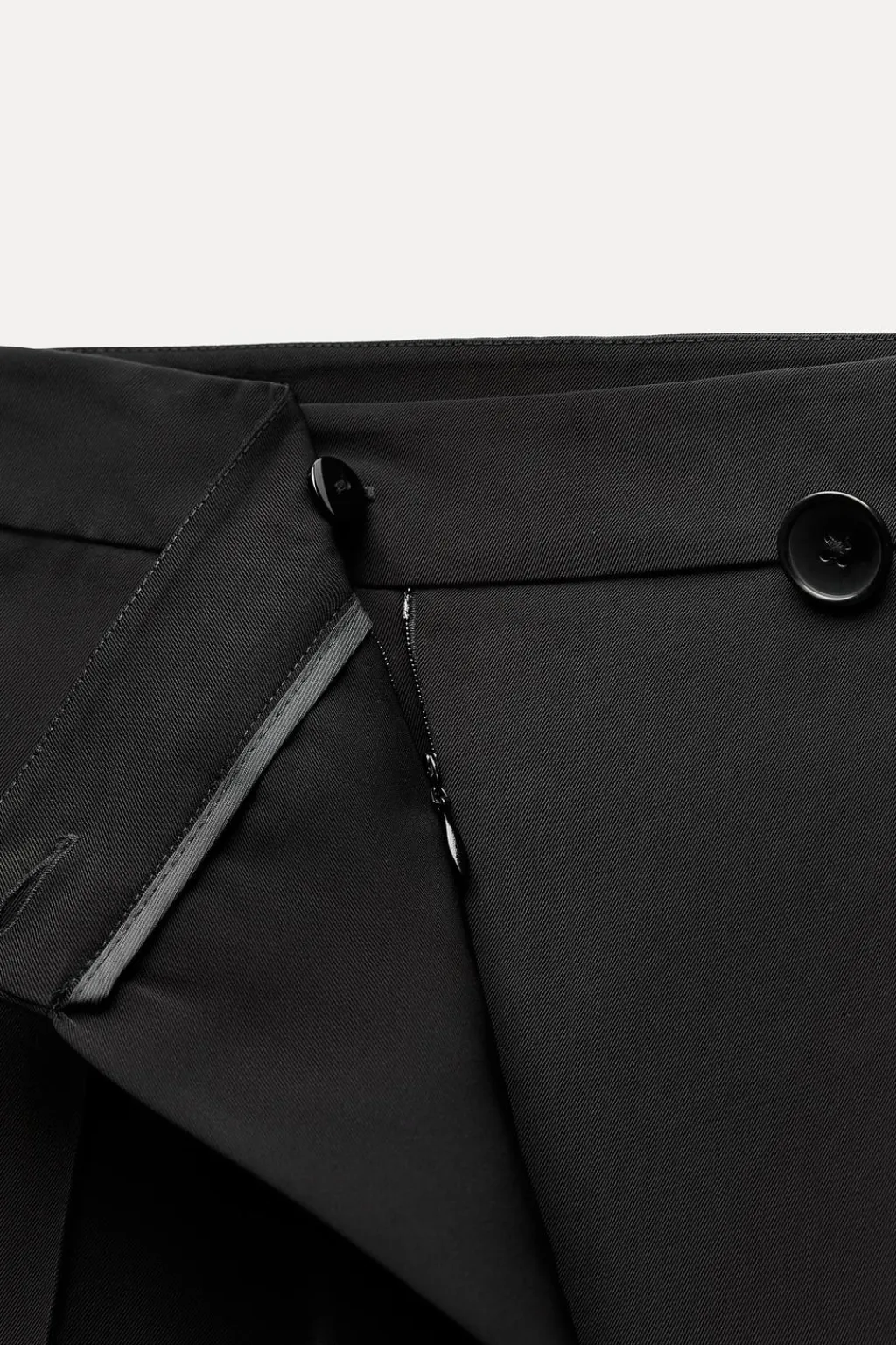 Fashion PANTALÓN FLUIDO CRUCE DELANTERO Mujer Pantalones