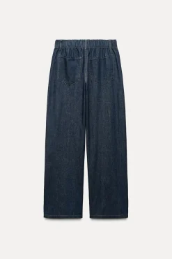 Clearance PANTALÓN FLUIDO EFECTO DENIM Mujer Jeans