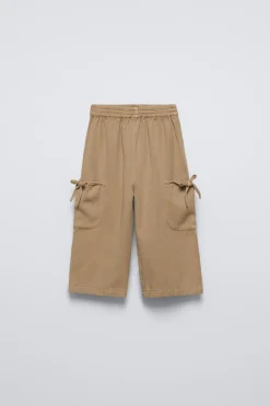 Niños ZARA 1½ - 6 Años·Pantalones|6 - 18 Meses·Pantalones / Leggings<PANTALÓN FLUIDO LAZOS