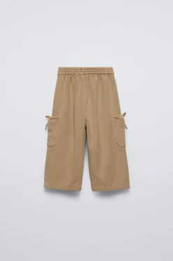 Niños ZARA 1½ - 6 Años·Pantalones|6 - 18 Meses·Pantalones / Leggings<PANTALÓN FLUIDO LAZOS