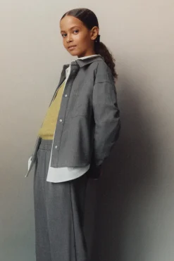 Niños ZARA 6 - 14 Años·Pantalones|6 - 14 Años·Total Look<PANTALÓN FLUIDO PINZAS