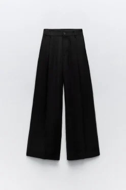 Discount PANTALÓN FLUIDO PINZAS Mujer Pantalones