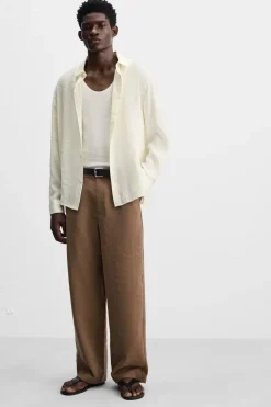 Outlet PANTALÓN FLUIDO STRAIGHT FIT Hombre Pantalones