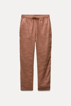 Discount PANTALÓN FLUIDO TOBILLERO Mujer Pantalones