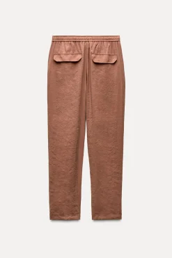 Discount PANTALÓN FLUIDO TOBILLERO Mujer Pantalones