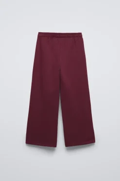 Niños ZARA 6 - 14 Años·Pantalones|6 - 14 Años·Deporte / Jogging<PANTALÓN FORRADO WIDE LEG