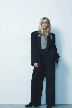 Fashion PANTALÓN FRANELA RAYA DIPLOMÁTICA Mujer Pantalones