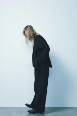 Fashion PANTALÓN FRANELA RAYA DIPLOMÁTICA Mujer Pantalones