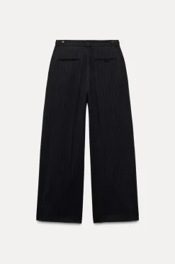 Fashion PANTALÓN FRANELA RAYA DIPLOMÁTICA Mujer Pantalones