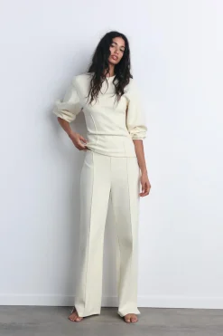 Sale PANTALÓN INTERLOCK ABERTURA Mujer Pantalones|Sudaderas / Joggers